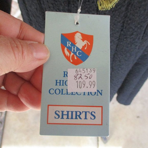 NWT Royal Highness Collection XL Western Show Amethyst Sequin Show Shirt - Picture 2 of 5